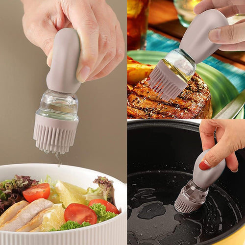 Silicone Oil Brush Bottle for Cooking