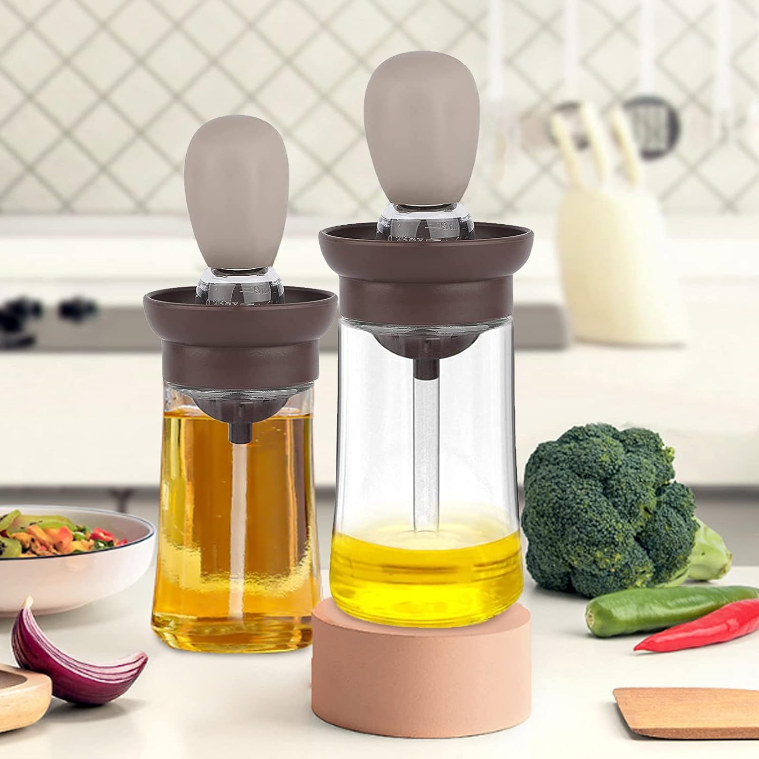 Silicone Oil Brush Bottle for Cooking